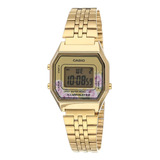 Casio La680wga-4c Reloj Vintage Con Alarma En Tono Dorado