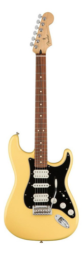 Guitarra Elétrica Fender Player Stratocaster Hsh De  Amieiro Buttercream Brilhante Com Diapasão De Pau Ferro