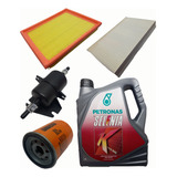 Kit De 4 Filtros Fiat Siena 1.4 Fire + Selenia 15w40 Semi