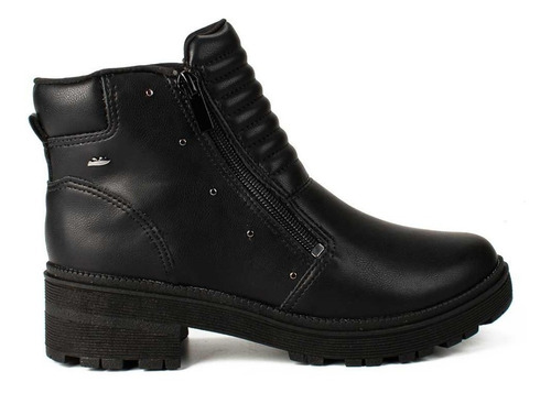 Bota Dakota Feminina Cano Curto Coturno Confortável Zíper 