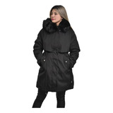 Campera Impermeable Parka Mujer Abrigo Piel Importado Hhp 