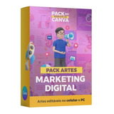 Pack Canva Marketing Digital Online - 100% Editável