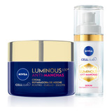 Combo Nivea Cellular Luminous Serum + Crema Noche