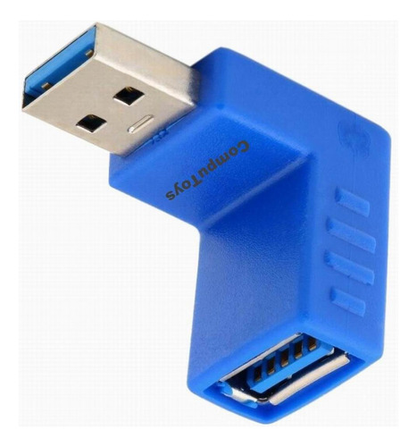 Zlus02 Conecte Codo Usb 3.0 Angulo A 90° Qlus02q Compu-toys