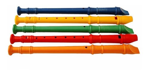 Atacado Kit Com 10 Flauta Colorida Brinquedo Barato Infantil