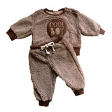 Conjunto Blusão E Calça Bebê Menino Teddy Luc.boo 13358