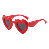 Xiacheng Gafas De Sol Infladas Con Corazón Para Mujeres Y Ho