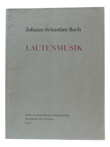 Bach Obras De Laud  Para Guitarra - Partituras - Completas 