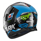 Capacete Shark D-skwal 2 Noxxys Kbg M 58 Cor Preto