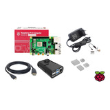 Kit Raspberry Pi4 Pi 4 Model B 8gb Ram C/ Fonte,case,dissip