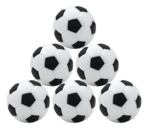 Pelota Taca Taca Profesional Set 6 Blanco Negro 32 Mm Balon