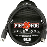 Pig Hog Solutions - 3ft Midi Cable, Pmid03 Eeb