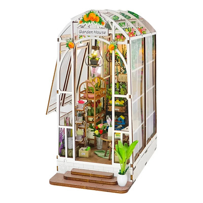 Kit Book Nook Conviértete En Una Casa En Miniatura Con Luz