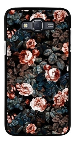 Funda Protector Rudo Para Samsung Galaxy Flores Moda Mujer 1