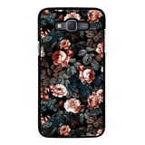 Funda Protector Rudo Para Samsung Galaxy Flores Moda Mujer 1