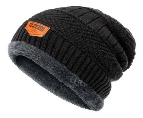 Touca De Frio Adulto Gorro De Lã Forrada Masculina Feminina