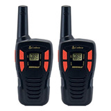 Cobra Acxt145 Walkie Talkies Compactos Para Adultos - Recarg