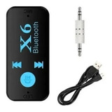 Adaptador Receptor Bluetooth Carro Recargable Aux Equipo