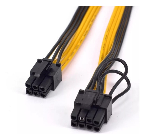 Cable Para Fuente Modular Pci-e 8 Pines Fuente 6 Pines 75cm 