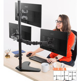 Soporte De Computadora Para Monitor Triple Estable Con Base