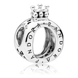 Pandora Charm Corona O En Plata De Ley Original