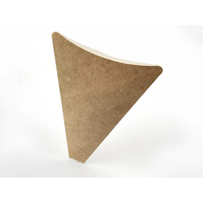 Conos para Crepas Gamacolor CCR-1000 Cono Crepas Rústico Café 15cm x 17cm 1000 Piezas | Meses sin interés