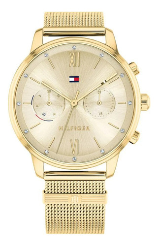 Reloj Tommy Acero Dama Dorado 1782302 100% Original