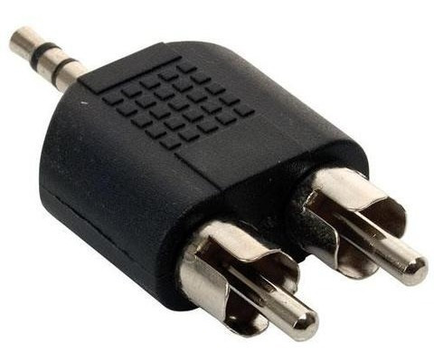 Conector 3.5mm Stereoplug - 2 Rca Plug ** 10 Unidades **