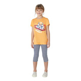 Conjunto Infantil Menina Com Calça Estampada