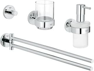 Grohe 40846001 Essentials Master Juego De Accesorios De Baño