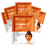 Kit 5 Máscara Facial Vitamina C Max Love - Skin Care