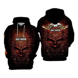 Sudadera Con Capucha Unisex Harley Davidson Big Face S Tenis