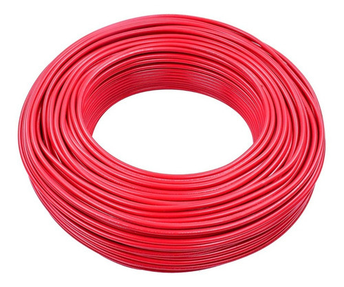 Alambre Thw-ls/thhw-ls 10 Awg Iusa 397476 Rojo 100m