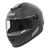 Casco Para Moto Hawk Rs1 Negro Mate Integral