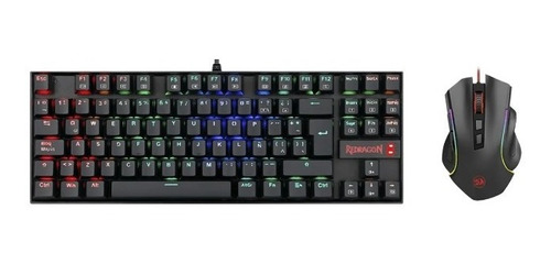 Kit Gamer Redragon Kumara Rgb + Mouse K552rgb