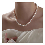 Collares De Perlas Sereney Para Mujeres, Collar De Gargantil