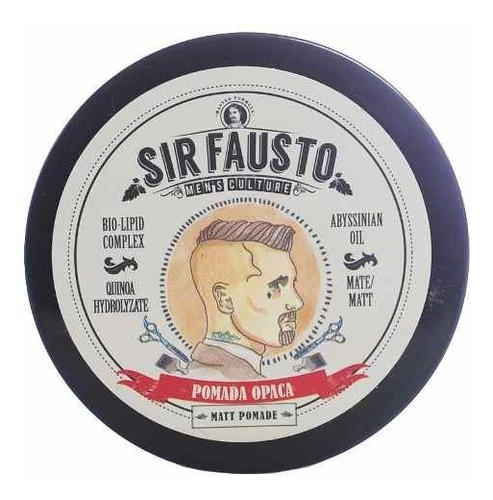 Sir Fausto Men´s Culture Pomada Opaca Barberia 100ml Local