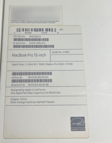 Mac Book Pro Apple A1990 Com +2 Telas De 24  Leia Descrição