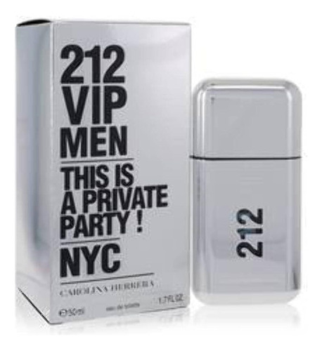 212 Vip Hombres Para Hombres Por Carolina Herrera 3.4 Oz Eau