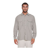 Camisa Hombre Botsuana Montagne M/l  Uv50  Secado Rápido