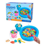 Juego De Pesca Magnético Para Niños Con Piscina Y Accesorios