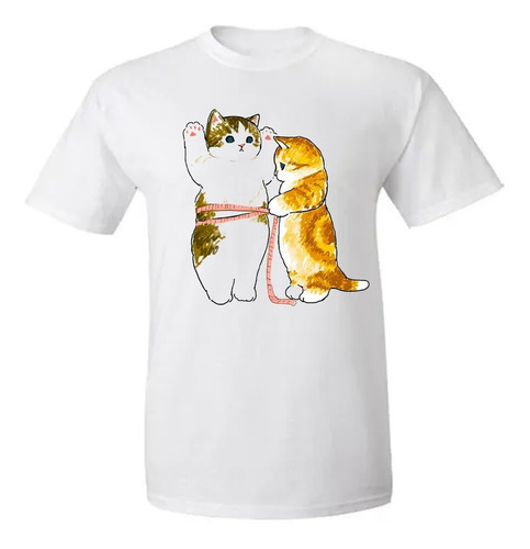 Remera Gato Medidas Sastre Diseño Exclusivo Adultos Y Niños 