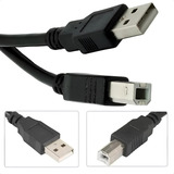 Cabo Impressora Universal Usb 2.0 Para Hp Epson Samsung 1,5m