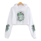 Buzos Estilo Cortos Con Capucha - Harry Potter Slytherin