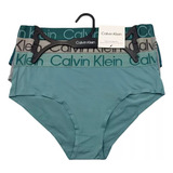 Paquete 3 Calzon Mid-rise Bikini Corte Alto Calvin Klein