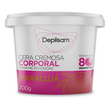 Cera Cremosa Corporal Depilsam De Micro-ondas Maracujá 200g