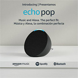 Altavoz Inteligente Compacto Echo Pop Con Alexa Y Adaptador 