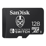 Cartão De Memória Micro Sd Sandisk 128gb P/nintendo 100mbs