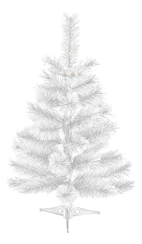  Árvore De Natal Pinheirinho Pequena 60cm Branca Luxo 