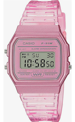 Relógio Casio Classic Série F91w Mod-b09txzhkLG Original Eua